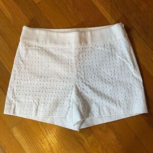 J CREW | white high waisted shorts 2 NWT
